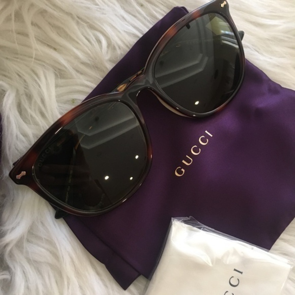 New Authentic Gucci 59mm Square Sunglasses